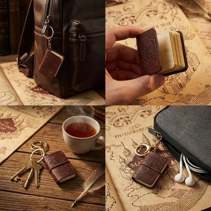 Harry Potter Mini Vintage Notebook Keychain