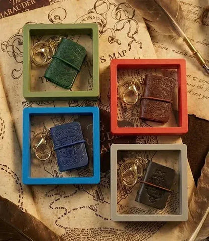 Harry Potter Mini Vintage Notebook Keychain